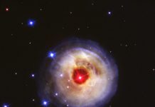 Ett helt nytt slags stjärnexplosion V838 Mon. Bild: NASA/ESA