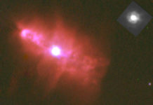 Jordens och solens framtid Bild: Patrick A. Young, Donald W. McCarthy, Craig Kulesa, Karen A. Knierman, Jacqueline Monkiewicz (Steward Observatory), Guido Brusa, Douglas Miller, Matthew Kenworthy (Center for Astronomical Adaptive Optics)
