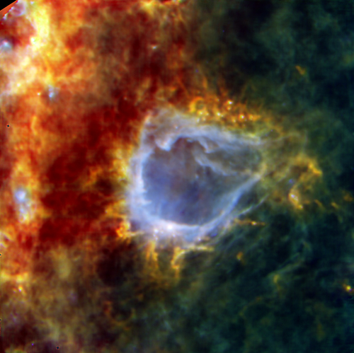 Bild: ESA/PACS/SPIRE/HOBYS Consortia