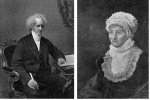 William Herschel (1738-1822) och Caroline Herschel (1750-1848).