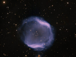 Astronomer på himlen, del 8: Jones nebulosa Jones 1. Bild: T.A. Rector/University of Alaska Anchorage, H. Schweiker/WIYN and NOAO/AURA/NSF