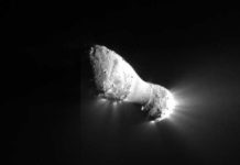En komet kommer lastad med vatten Bild: NASA/JPL-Caltech/UMD