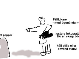 Så skådar du solens fläckar – projicera lätt med papper och kikare Bild: Populär Astronomi