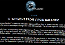 Virgins SpaceShipTwo exploderade under testflygning, en pilot död