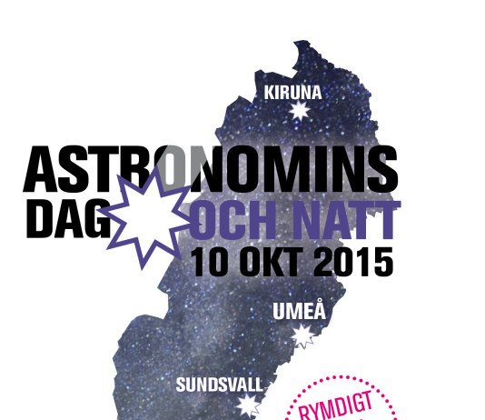 Så här stort blir Astronomins dag och natt 2015