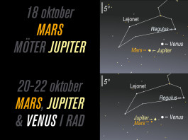 Se Venus, Jupiter och Mars skapa spektakel på morgonhimlen Bilder: Per Ahlin