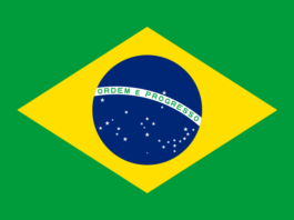 Brasiliens flagga – en karta över södra halvklotets stjärnhimmel