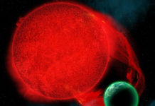 Fluorescerande exoplaneter leder vägen till utomjordiskt liv? Proxima b som biofluorescerande värld.