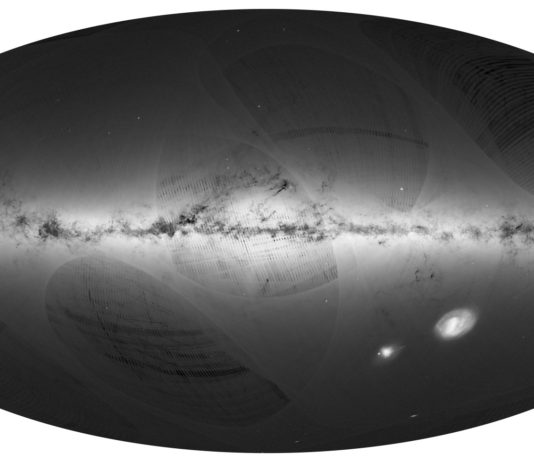 Gaia släpper positioner på himlen för 1,2 miljarder stjärnor (och avstånd till över 2 miljoner av dem)