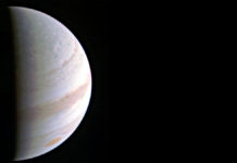Juno ser Jupiter som vi aldrig sett den förut Jupiter från Juno