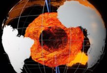 Satellitsvärm upptäcker jetström i Jordens inre