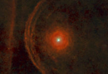 En glupsk jätte i stjärnbilden Orion?