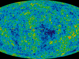 Hologramteori om universum lika bra som dagens, säger forskare Den kosmiska bakgrundsstrålningen, observerad med WMAP.