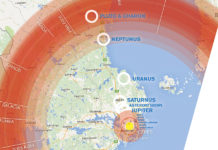 Tävling: Din ort kan få en egen dvärgplanet i Sweden Solar System Grundkarta: ©Google Maps