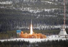 Esrange lyckades med den största raketen hittills