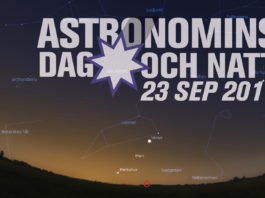 Fråga PopAst: Vad händer den 23 september 2017? Bild: Stellarium