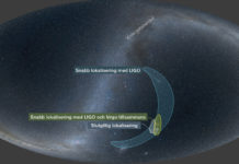 Europa känner av sina första gravitationsvågor – krockande svarta hål spåras till stjärnbilden Floden Bild: Virgo-samarbetet