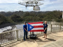 Arecibo-observatoriet i Puerto Rico blev nödhjälpscenter efter orkan