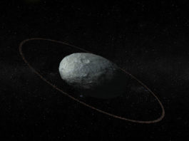 Dvärgplaneten Haumea har en ring