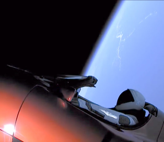 Elon Musks röda bil och Falcon Heavy gjorde raketuppskjutning till rymdkultur Bild: SpaceX