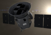 Keplers lillasyster TESS börjar leta planeter över hela himlen Bild: NASA GSFC