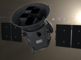 Keplers lillasyster TESS börjar leta planeter över hela himlen Bild: NASA GSFC