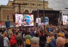 Direktlänk till ISS och pampig rymdkonst invigde Stockholms kulturfestival