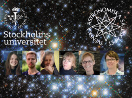 Gabriella Stenberg Wieser, Fiona Harrison, Sveriges planet och färsk rymdforskning när astronomiska jubileet firas i Stockholm Bilder: Bakgrundsbild på stjärnhopen Westerlund 1: ESA/Hubble & NASA. Foton: Astronomisk Ungdom; Alexis Brandeker; R. Cumming; IRF/Annelie Klint Nilsson; NASA