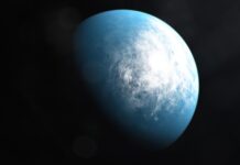 TESS: Jordstor planet finns bara 100 ljusår bort Konstnärs illustration av TOI-700 d. Bild: NASA's Goddard Space Flight Center