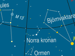 Inte bara Venus: se höjdpunkterna på himlen mars-april 2020 Karta: Per Ahlin
