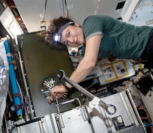 Rymd i coronatider: färre raketer men mer astronomi för hemmasittare Jessica Meir: Foto: NASA Johnson