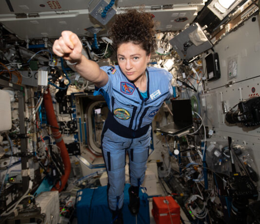 Jessica Meir snart tillbaka i omloppsbanan – se presskonferensen inför resan Foto: NASA