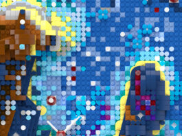 Hubble-bilder som legokonst