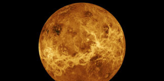 Bild av Venus från Magellan sonden och Pioneer Venus Orbiter. Bildkälla: NASA/JPL-Caltech