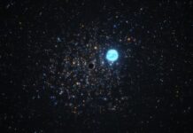 Astronomer hittar kompakt svart hål i stjärnhop utanför Vintergatan
