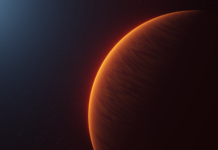 Ultrahet exoplanet visar sig ha komplex atmosfär Konstnärlig illustration av exoplaneten WASP-189b. Illustration: Bibiana Prinoth