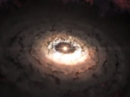 Största molekylen hittills upptäckt vid planetbildande skiva