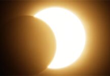 Partiell solförmörkelse över Sverige 25 oktober 2022