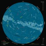Stjärnhimlen hösten 2024. Copyright Stockholms Folkobservatorium