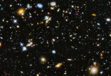 Svarta hål i universums ungdom förbryllar NASA, ESA, H. Teplitz (IPAC, Caltech), M. Rafelski (IPAC, Caltech), Anton M. Koekemoer (STScI), Rogier Windhorst (ASU), Zolt G. Levay (STScI)