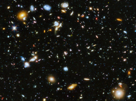 Svarta hål i universums ungdom förbryllar NASA, ESA, H. Teplitz (IPAC, Caltech), M. Rafelski (IPAC, Caltech), Anton M. Koekemoer (STScI), Rogier Windhorst (ASU), Zolt G. Levay (STScI)