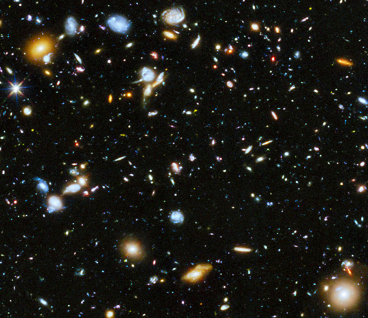 Svarta hål i universums ungdom förbryllar NASA, ESA, H. Teplitz (IPAC, Caltech), M. Rafelski (IPAC, Caltech), Anton M. Koekemoer (STScI), Rogier Windhorst (ASU), Zolt G. Levay (STScI)