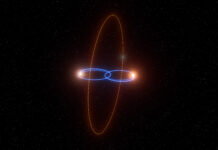 Exoplanet med vinklad omloppsbana i sällsynt binärt system