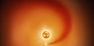 Svallvågor från möjlig kompanjon till Betelgeuse