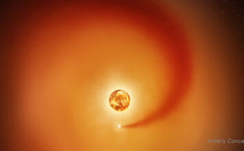 Svallvågor från möjlig kompanjon till Betelgeuse