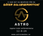 AstroSweden banner Populär Astronomi 2026