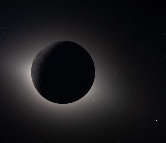 Stjärnor och planeter på bilderna från Artemis II