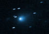 Interstellär gäst i solsystemet kan vara 10 miljarder år gammal Bild: NASA, ESA, David Jewitt (UCLA); Image Processing: Joseph DePasquale (STScI)