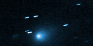 Interstellär gäst i solsystemet kan vara 10 miljarder år gammal Bild: NASA, ESA, David Jewitt (UCLA); Image Processing: Joseph DePasquale (STScI)