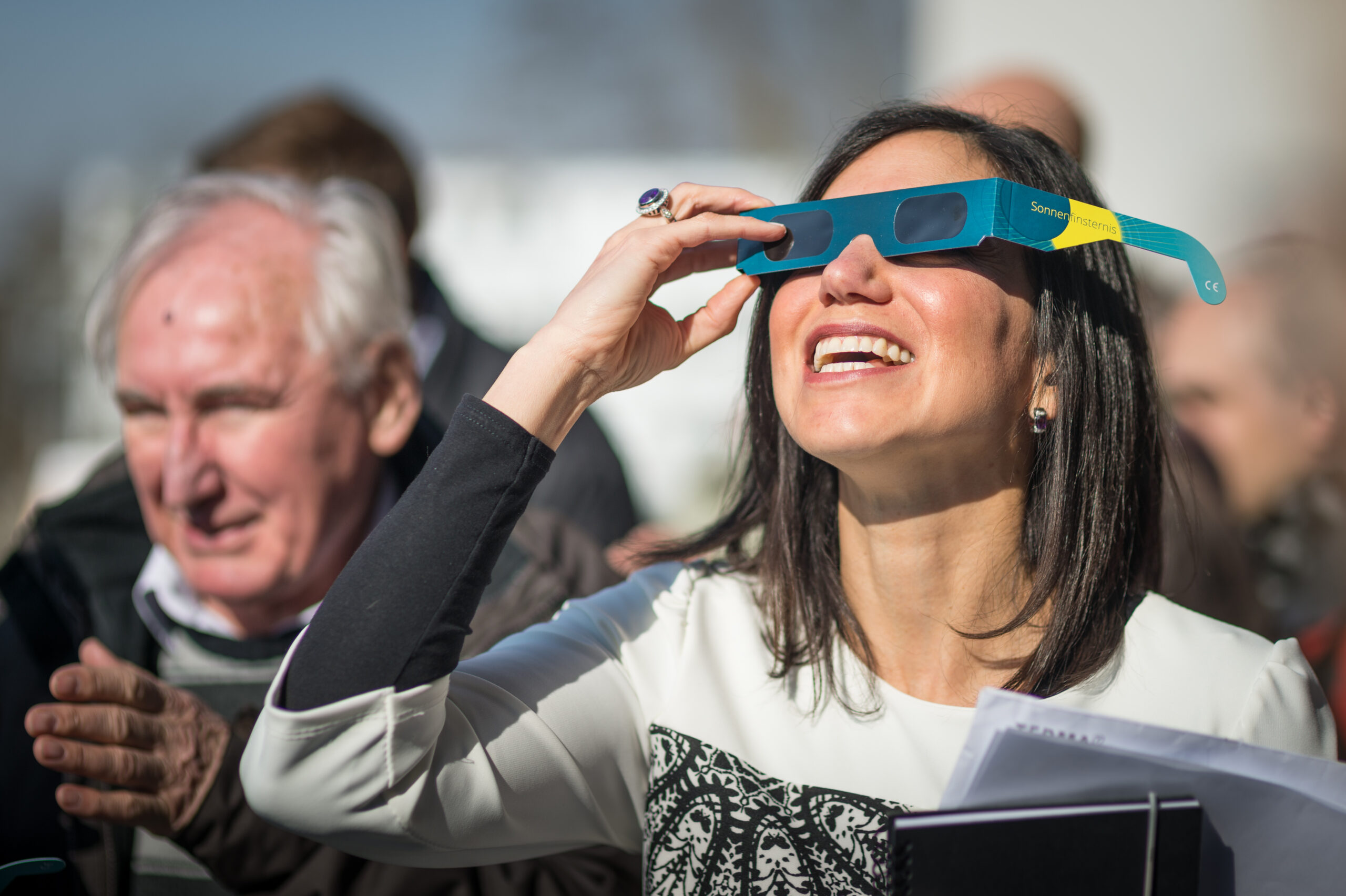 Bild från solförmörkelse i München, 2015, från Europeiska sydobservatoriet. Bild: ESO/L. Calçada